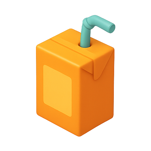 Juice, beverage, carton icon
