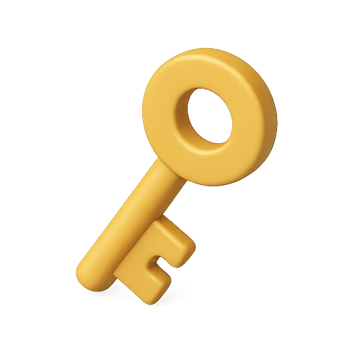 Key, security, access icon