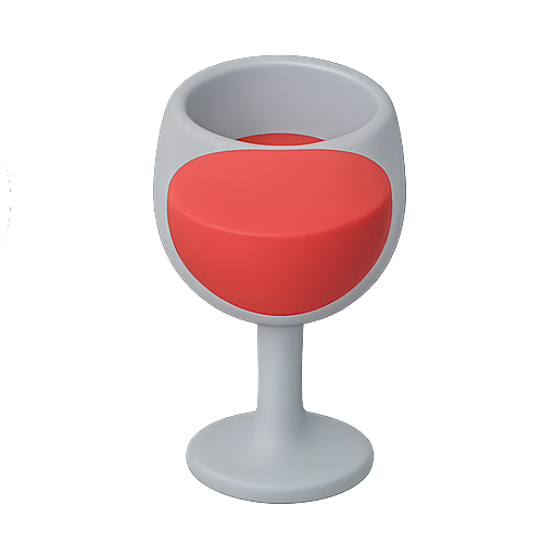 Glass, cup, 3d icon