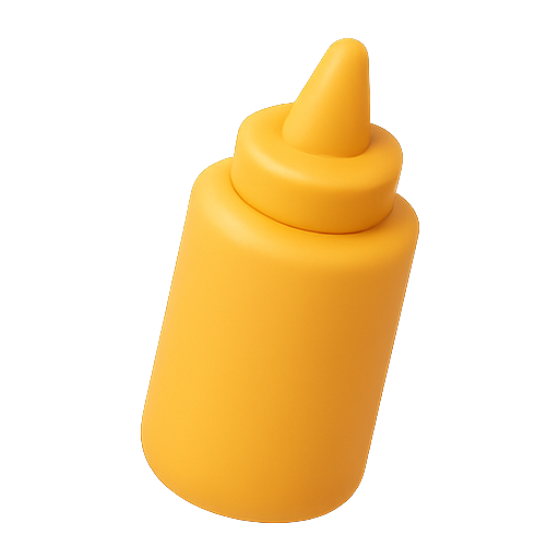 Mustard, condiment, food icon