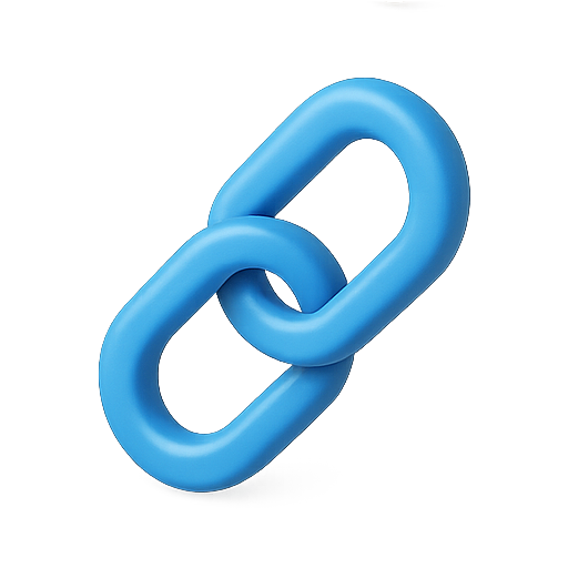 Link, chain, 3d icon