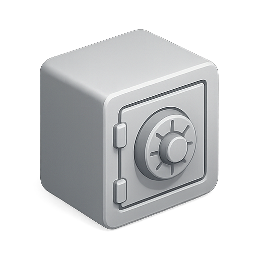 Safe, vault, security icon