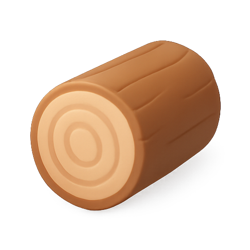 log, wood, 3d modeling