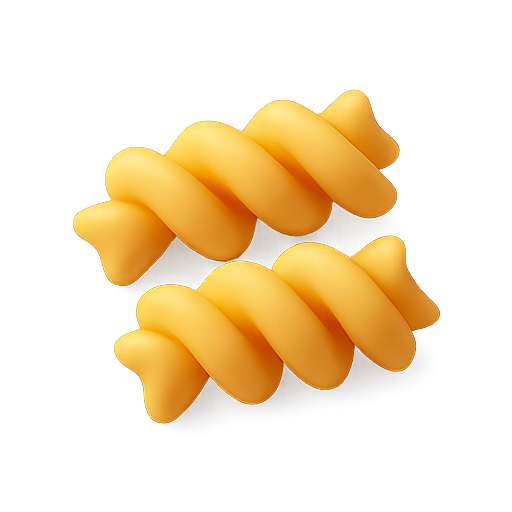 Pasta, fusilli, food icon