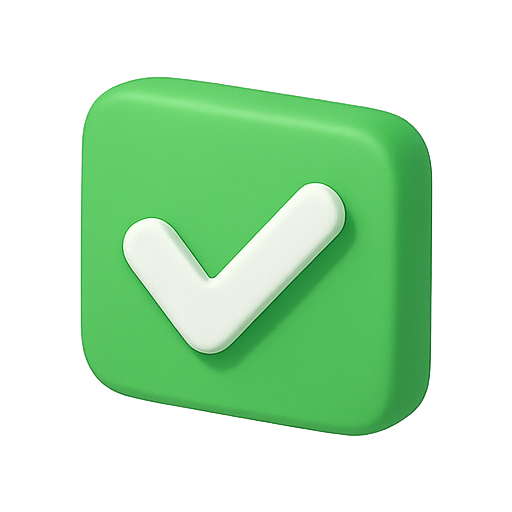 Check, confirmation, approval icon