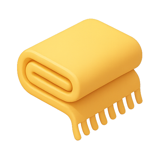 Blanket, textile, yellow icon