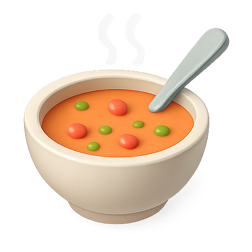 Soup, bowl, spoon icon