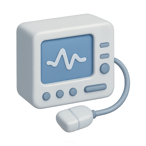 Monitor, heartbeat, medical icon