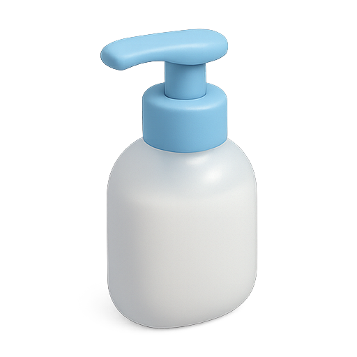Pump bottle, container, 3d model icon