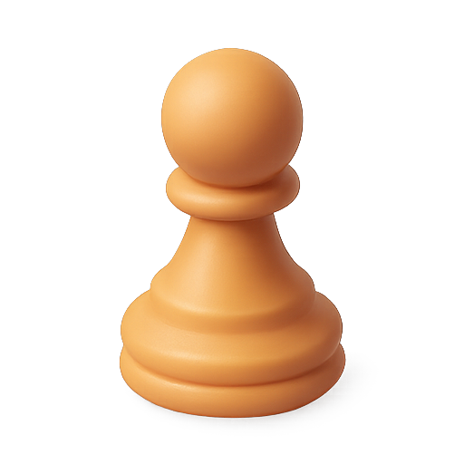 Pawn, game piece, chess icon