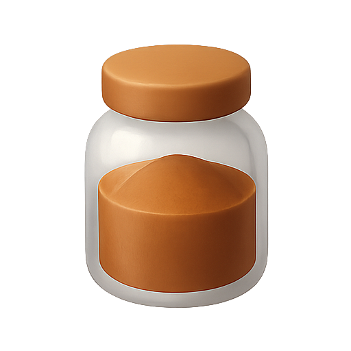 Jar, sand, container icon