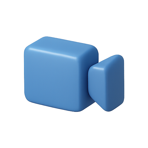 3d, geometry, blue icon