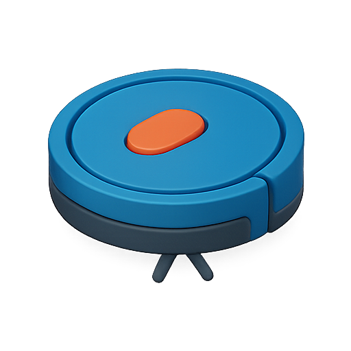 Button, 3d design, blue icon