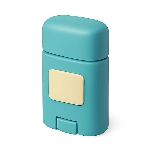 Container, 3d model, turquoise icon