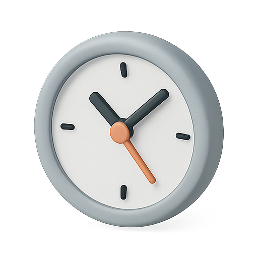 Clock, time, watch icon