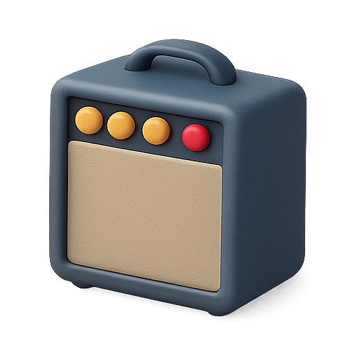 Amplifier, music, sound icon