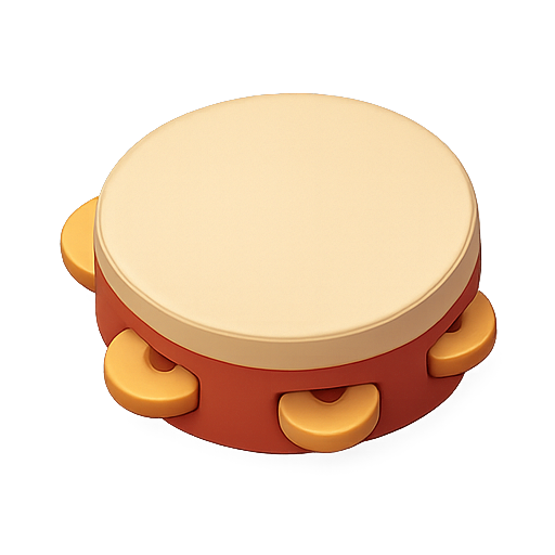 tambourine, musical, percussion