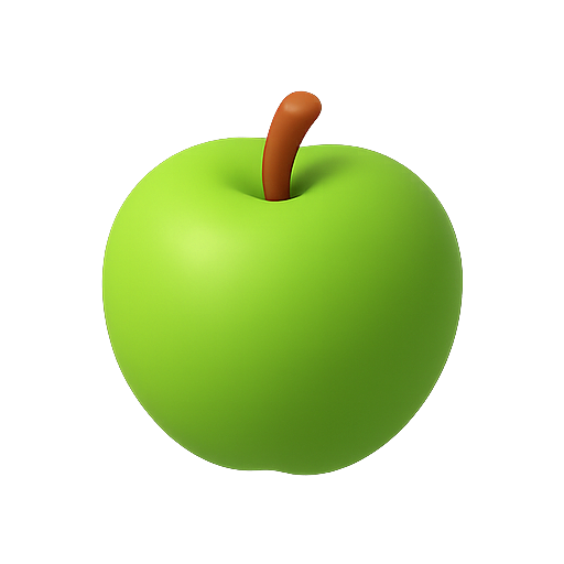 Apple, green, fruit icon