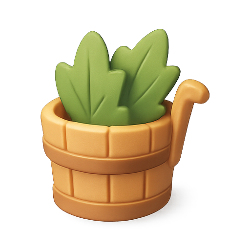 Plant, vegetation, bucket icon