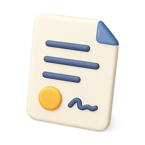Document, file, note icon