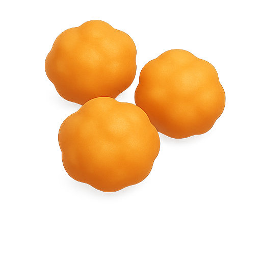 3d, rendering, orange icon