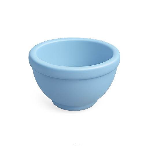 Bowl, 3d, container icon
