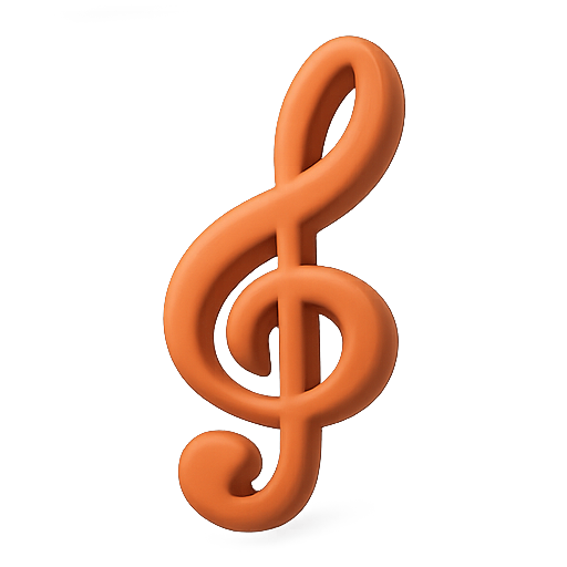 Clef, music, symbol icon