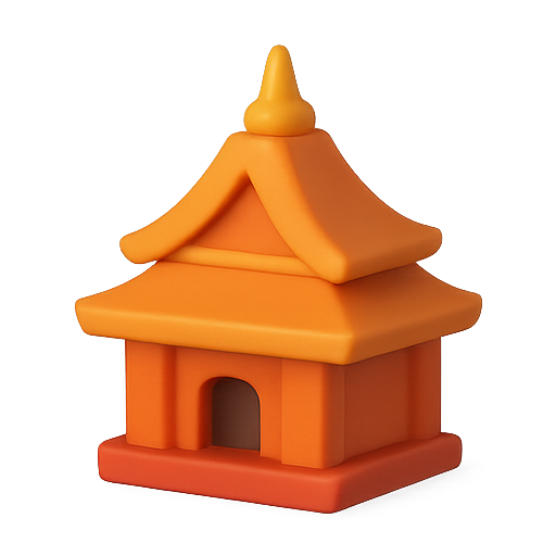 3d, model, building icon