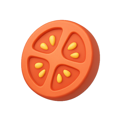 Tomato, vegetable, 3d design icon