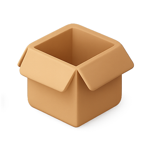 Box, container, 3d icon