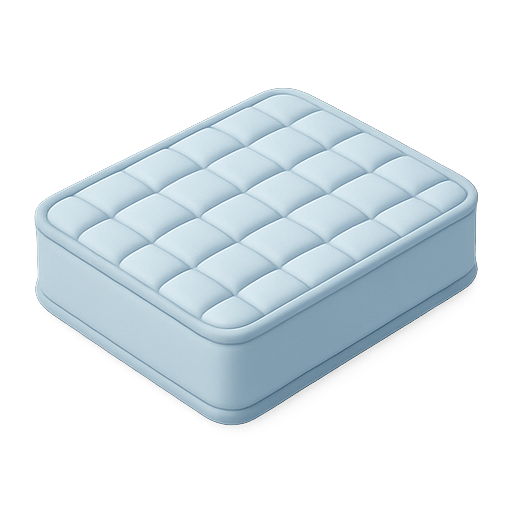 mattress, 3d, foam