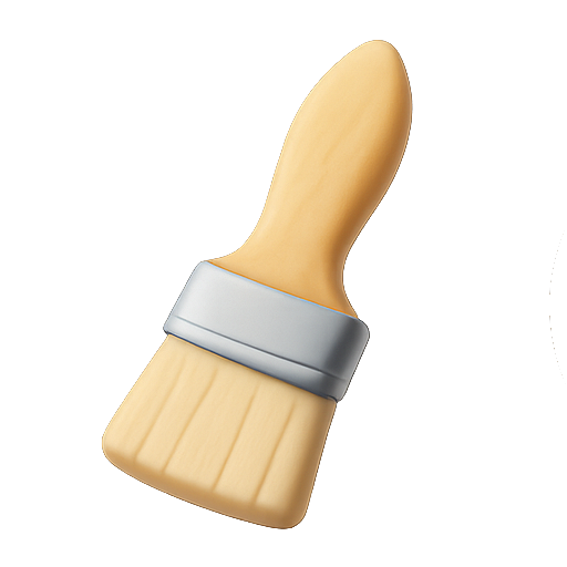 Brush, painting, tool icon