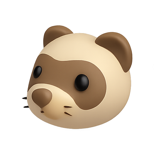 Panda, 3d, animal icon