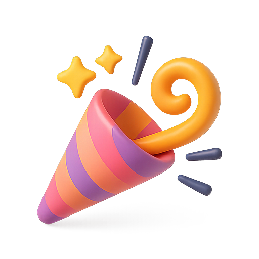 Party, celebration, horn icon