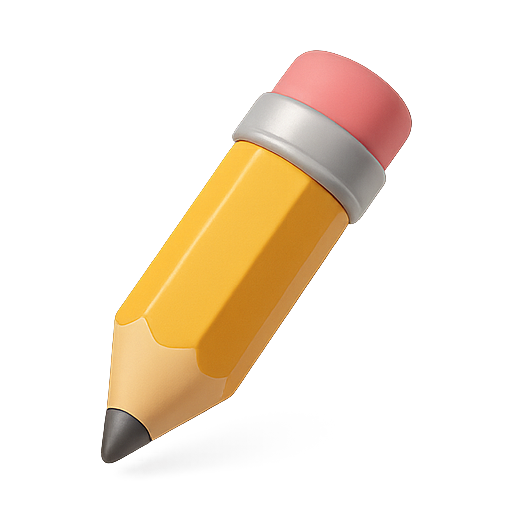 Pencil, stationary, learning icon