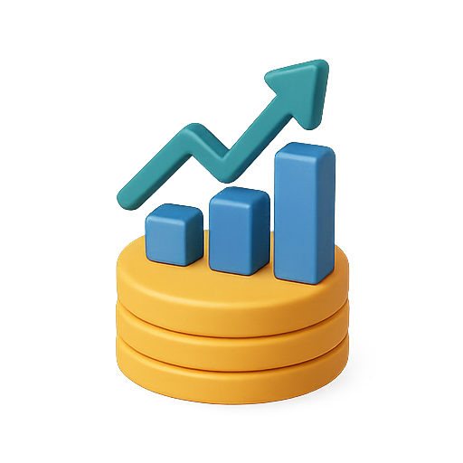 Growth, analytics, charts icon