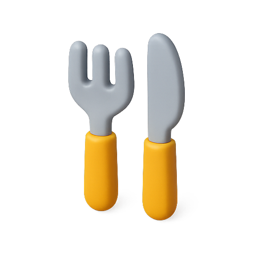 Fork, knife, kitchen icon