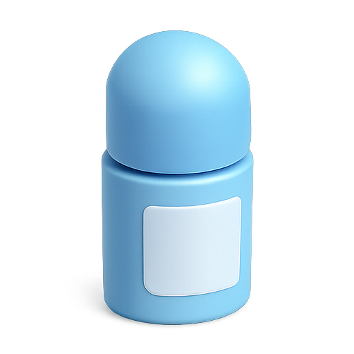 3d, container, blue icon