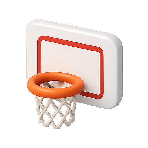 Basketball, hoop, sports icon
