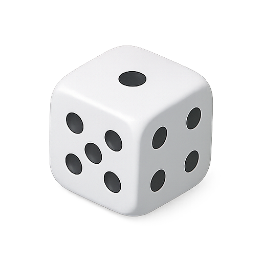 Dice, gaming, chance icon
