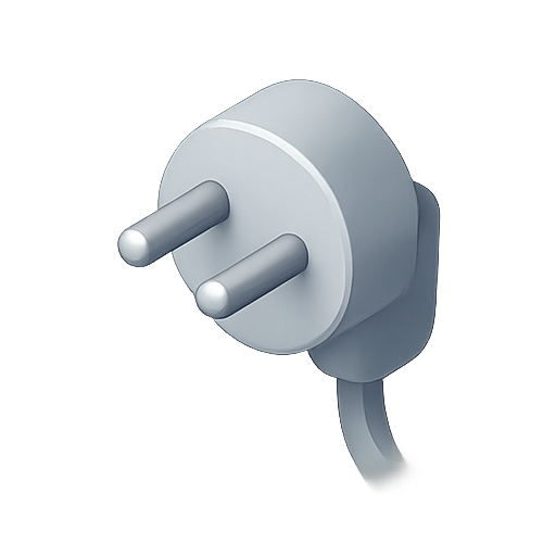 Plug, electrical, outlet icon