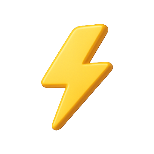Lightning, energy, power icon