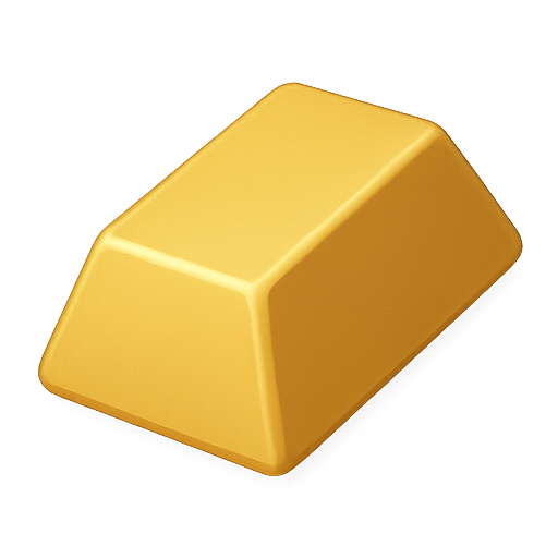 Gold, bullion, wealth icon