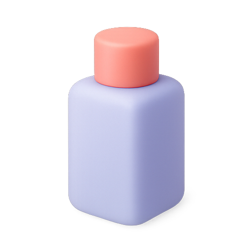 Bottle, container, 3d model icon