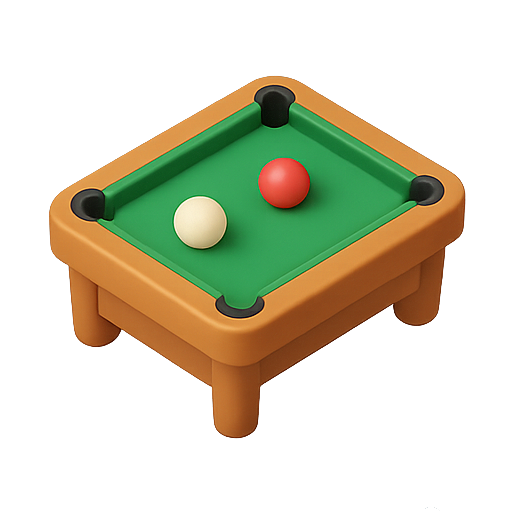 Pool, billiards, game icon