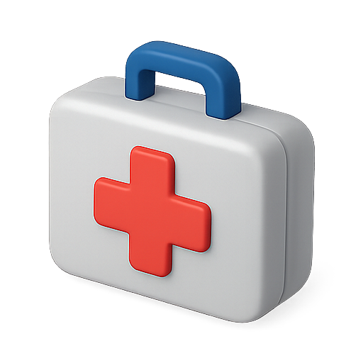 First aid, medical kit, healthcare icon