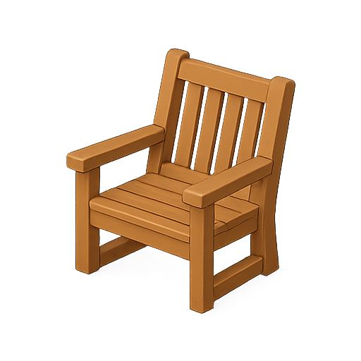 Chair, furniture, 3d icon