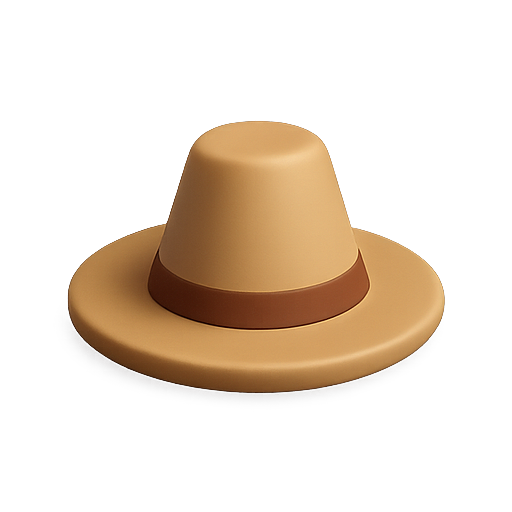 Hat, 3d, design icon
