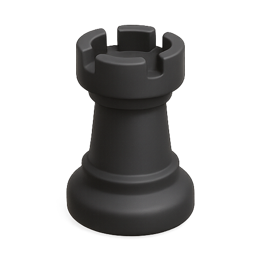 Chess, rook, game piece icon