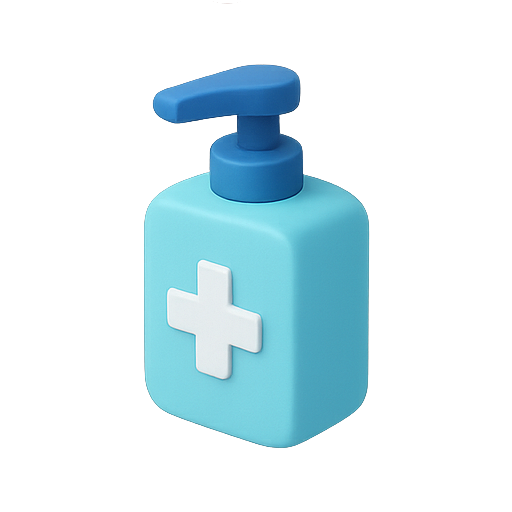 Bottle, dispenser, healthcare icon